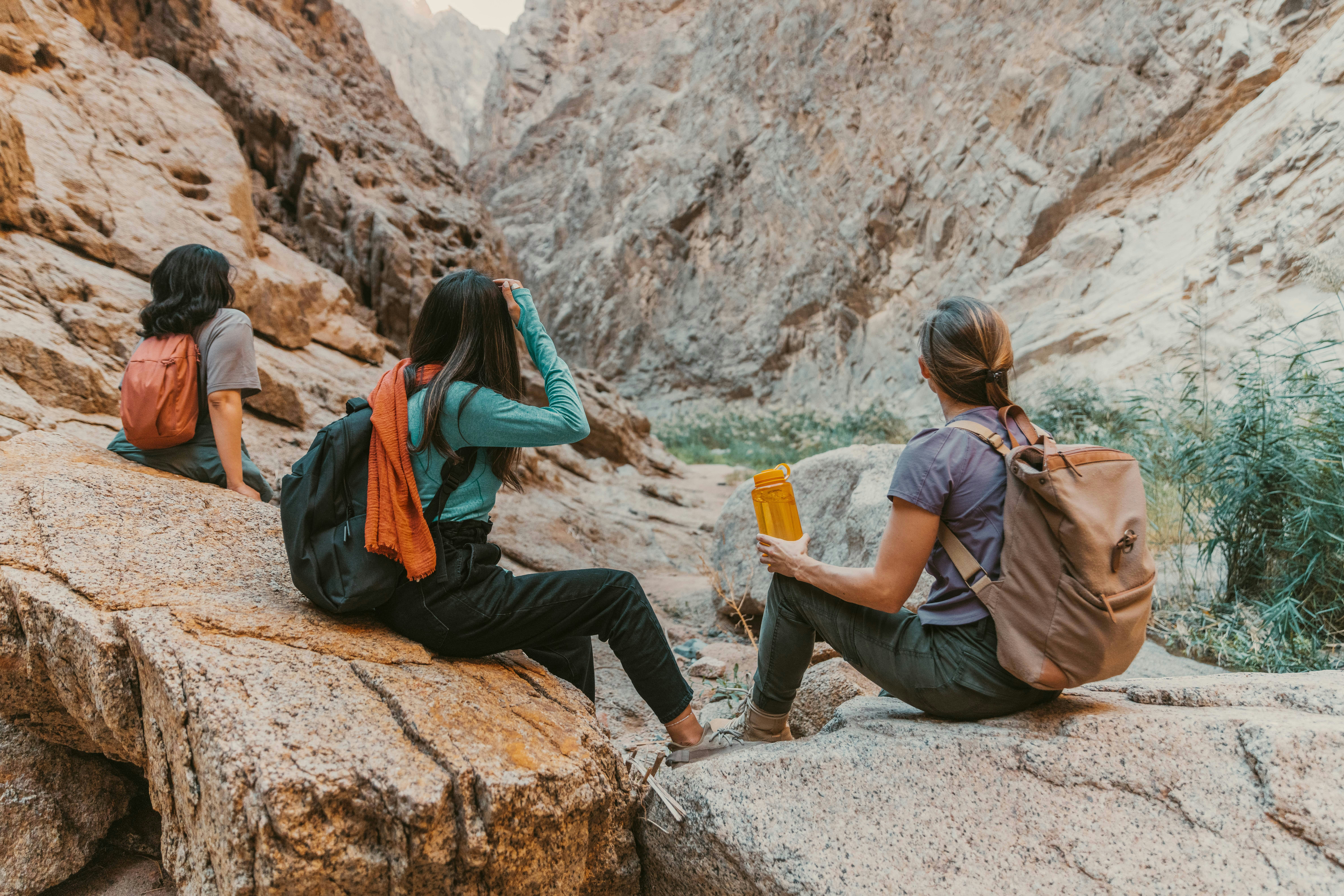 Adventure with travel companions